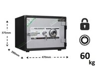 Két sắt nhỏ, mini khóa cơ chất lượng cao có tay cầm, thân ngang 50kg - Két sắt gia đình - Sản phẩm -Két sắt Á Châu