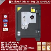 Két Sắt Sang Trọng WELKO US68 LED Black