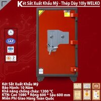 Két Sắt Sang Trọng WELKO US1080 KEY Red