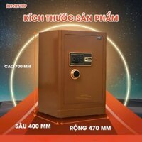 Két Sắt Thông Minh Khóa Vân Tay Điện Tử Bofa BF-V70BS2 Cỡ 60-70-80cm Nhập Khẩu Công Nghệ Đức (Miễn Phí Giao Hàng)