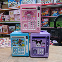 Két sắt vân tay mini thông minh thiết kế tai thỏ đáng yêu cho bé