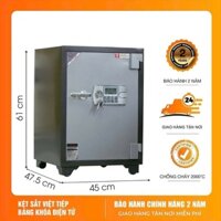 Két Sắt Việt Tiệp Điện Tử, Két Sắt Gia Đình KVT1112 Màu Trắng Sang Trọng Chuẩn Phong Thủy Có Bánh Xe Miễn Phí Giao Hàng