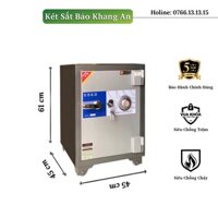 Két Sắt Việt Tiệp KV45 Xám 90KG , Két Sắt Vân Tay, Két Sắt Điện Tử, Két Sắt Cơ