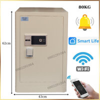 Két sắt wifi smart Safe SM-60DP vân tay thông minh