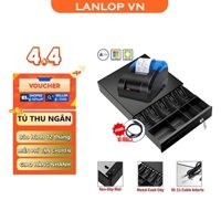 Két Tiền Thu Ngân POS Két thu ngân 6 ngăn Bộ máy in biên lai Bluetooth