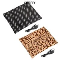 Ketfiy Thú Cưng Thảm Có Thể Giặt Miếng Lót USB Chăn Sang Trọng Làm Ấm Mùa Đông Chăn Điện Mềm