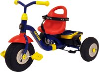 Kettler Happy Air Navigator Fly Convertible Tricycle with Push Handle for Steering and Toy Sand Bucket, Toddler Stroll and Ride Trike