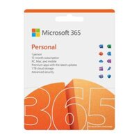 [KEY GIA HẠN hoặc MUA MỚI - Ứng dụng có AI*] Phần mềm Microsoft 365 Personal (Dành cho 1 người) | 12 tháng | 1 TB OneDrive / người / 5 thiết bị (EP2-32409)