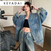 KEYADAI áo khoác nữ áo khoác bomber Fashion New Style chic casual WFS2491W87 48Z241125