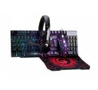 Keyboad+Mouse+Mousepad +Headset Marvo CM370 (USB) đen Led