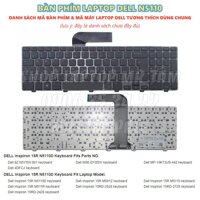 KEYBOARD BÀN PHÍM LAPTOP DÀNH CHO DELL N5110 dùng cho Inspiron 15R N5110 M5110 M5010 M501Z M511R