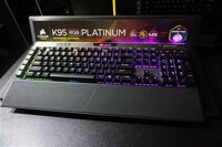 Keyboard Corsair K95 RGB Platinum Mechanical Cherry MX Brown Black - (CH-9127012-NA)