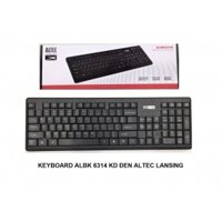 Keyboard ko dây ALTEC LANSING ALBK 6314 Black