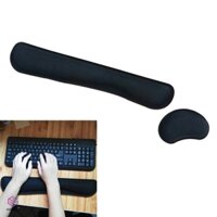 Keyboard Wrist Rest Pad Mouse Gel Rest Ergonomic Cushion with Memory Foam for Computer Laptop PC