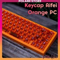 Keycap Aifei Orange PC Darling AI Cherry Profile bàn phím cơ Polabe Store Keycap xuyên led