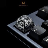 Keycap bạc Nami Space s925 nút bấm bàn phím cơ 1U Cherry/OEM/SA switch dấu (+) Samurai KC011