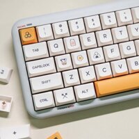 Keycap bàn phím bò sữa mật ong Dry Martin XDA cao độ PBT 140 phím hỗ trợ bàn phím tiếng Nhật (tặng dụng cụ nhổ keycap)
