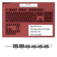 Keycap bàn phím PBT Cheery profile