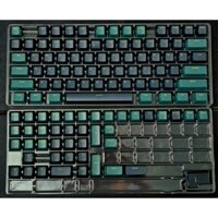 Keycap Black green Wave Sonic PBT- doubleshot cho bàn phím