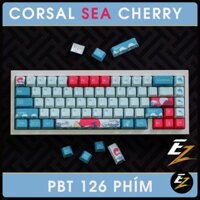 Keycap Cho Bàn Phím Cơ Coral Sea Cherry Profile 126 Phím | EZPC