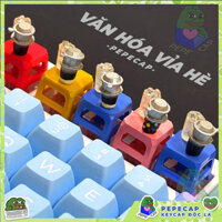 Keycap Ghế Nhựa - Văn Hóa Vỉa Hè - Cafe sữa đá đen đá - Nút bàn phím độc quyền Từ Pepecap