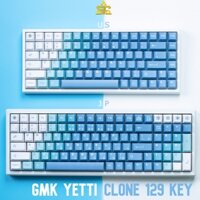 Keycap GMK Yetti Clone 129 nút Profile CHERRY PBT Nhám