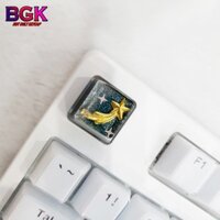 Keycap Lẻ hình ngôi sao chổi ngoài không gian OEM profile ( keycap resin độc lạ )( Keycap Artisan )