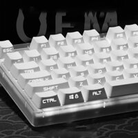 Keycap Ninja khắc chữ bên loại cap cấp - Chất liệu PBT - 133 Keys OEM Profile  - Tương thích với mọi loại layout bàn phí