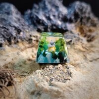 Keycap Pokemon Cubone - nút phím cơ - keycap lẻ - keycap anime - keycaps xuyên sáng - keycap resin epoxy