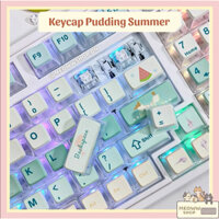 Keycap Pudding Summer/ Cloudy siêu đẹp cho bàn phím cơ giá rẻ