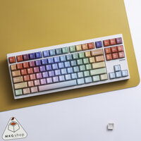 Keycap Rainbow xuyên led – PBT dyesub – Cherry profile