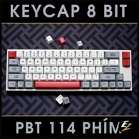 Keycap RETRO 8 BIT Thick PBT Dyesub 114 Phím Cherry Profile Cho Bàn Phím Cơ Của EZPC