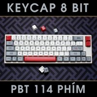 Keycap RETRO 8 BIT Thick PBT Dyesub 114 Phím Cherry Profile Cho Bàn Phím Cơ Của EZPC