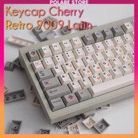 Keycap Retro 9009 Latin Cherry profile PBT Dyesub Polabe Store cho bàn phím cơ