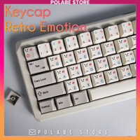 Keycap Retro Emotion Cherry profile Polabe Store cho bàn phím cơ