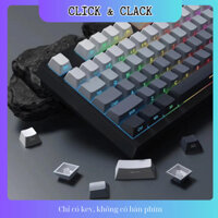 Keycap xuyên led gradient sideprint - Cherry profile - PBT Doubleshot 133 phím