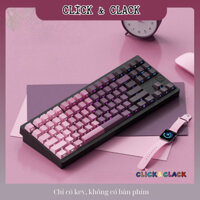 Keycap xuyên led gradient ninja (Side Print) V3 Pro mạch xuôi - Cherry Profile - PBT doubleshot 121 Phím