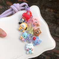 Keyring cầu vồng - charm đục