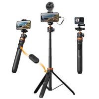 K&F Concept Selfie Stick Tripod KF09.127 With Bluetooth Remote Control + Gopro Adapter
