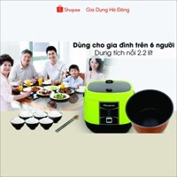 KG22R1 - Nồi cơm điện nắp gài Kangaroo dung tích  2.2L chính hãng, bảo hành 12 tháng, nồi màu xanh nõn chuối
