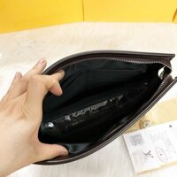 KGAW LDO Clutch Cầm Tay Lv, Túi Ví Da Cầm Tay Unisex Cho Cả Nam Và Nữ, Cỡ Vừa 20cmx15x5cm 12 13