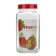 Hũ thủy tinh vuông Herevin 137017 - 3000ml