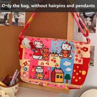 Kgyewl Dễ Thương Hello Kitty In Hình Túi Đại Học Phong Cách Ngọt Ngào KT Mèo Túi Đeo Vai Dung Tích Lớn Ba Lô Túi Bảo Quản Nữ Tính Quà Tặng Mới