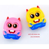 KHẮC DẤU TÊN HÌNH MINION HỒNG- VÀNG tiên tiến nhất ĐẸP FREESHIP