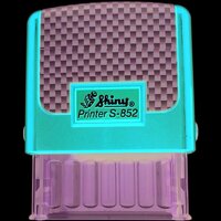 Khắc dấu tên  tiêu đề 1 - 2 dòng Shiny S852 37 x 14 mm