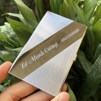 khắc tên lấy ngay hộp đựng card visit ở hà nội