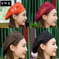 Khách sạn Bồi bàn Mũ nồi Unisex Nhà hàng phương Tây Mũ làm việc Khách sạn Phục vụ Nhà bếp Mũ chuyển tiếp 1.12