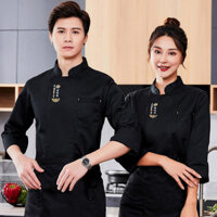 Khách sạn Đầu Bếp Quần Áo Thu Đông Nam Nữ Khách Sạn Nhà Bếp Quần Áo Dài Tay Bánh Ngọt Nướng Căng Tin Dụng Cụ Tùy Chỉnh