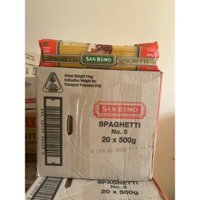 [Khách sỉ] Thùng 20 gói mì ý San Remo No.5 500g