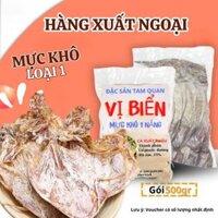 [KHÁCH XUẤT NGOẠI] Mực Khô Câu Loại To Ngon Ở Bình Định, Khô Mực 500gr Nguyên Chất Từ Vùng Biển